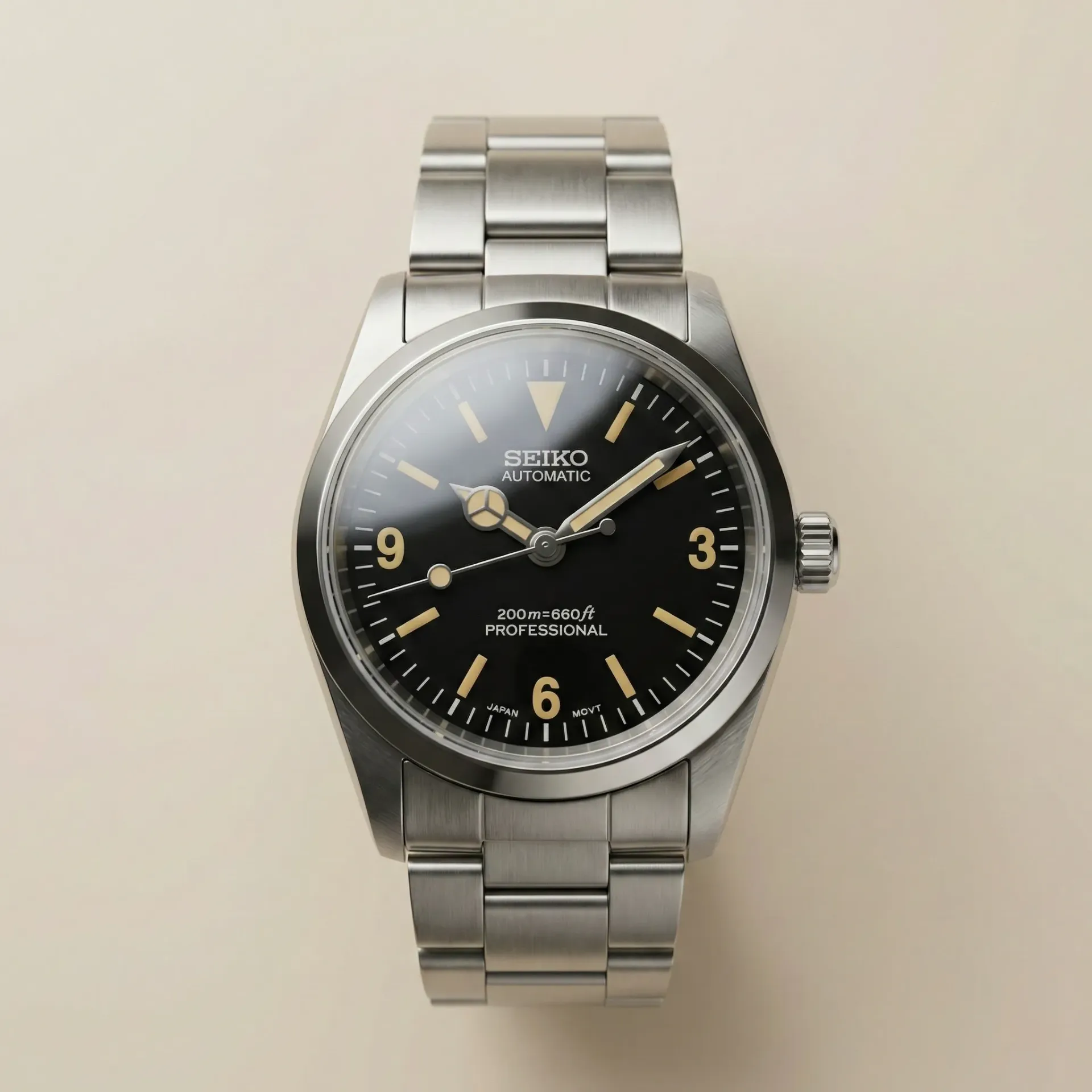 S Mod "Vintage Explorer" – 3-6-9 Kadran & Eskitme Fosfor
