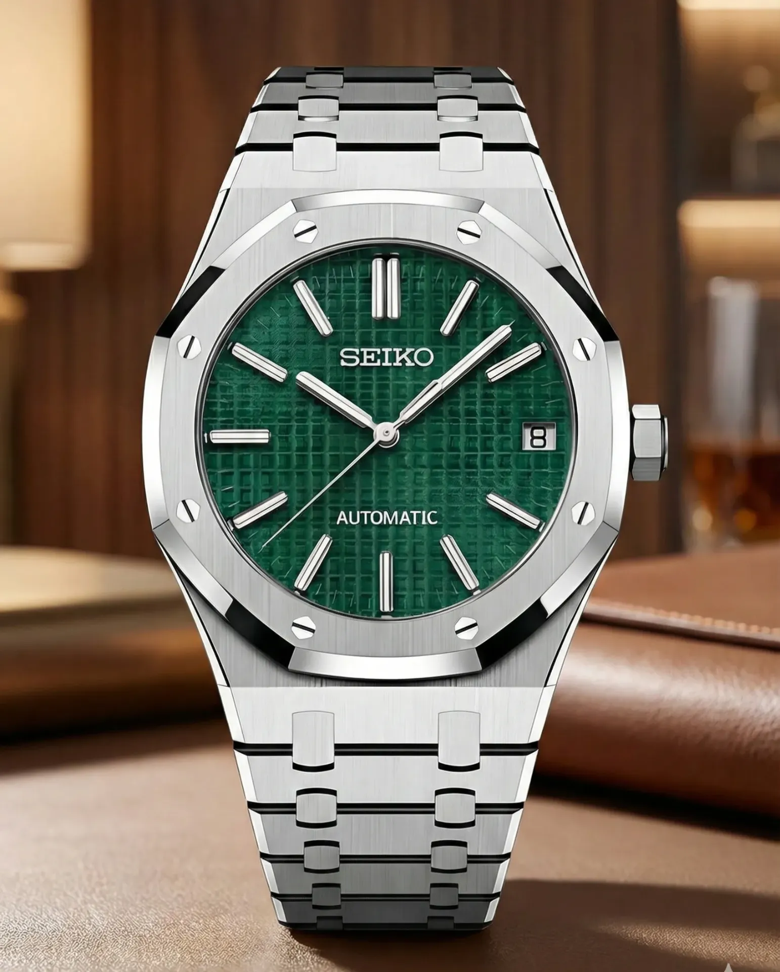 S Mod Royal Oak Edition – Sekizgen Kasa & Waffle Kadran