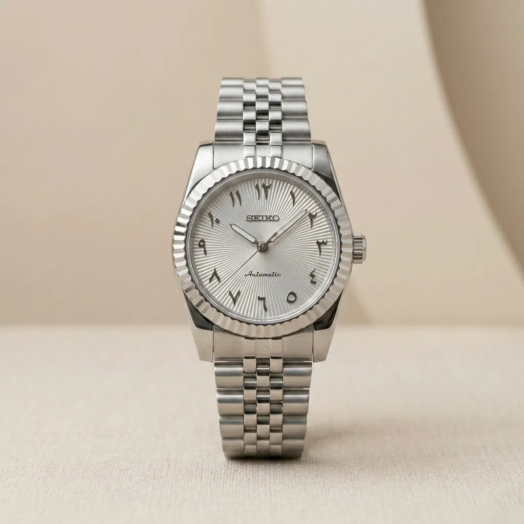 S Mod Datejust "Arabic Silver" – Doğu Arap Rakamlı Motif Kadran & Jubilee