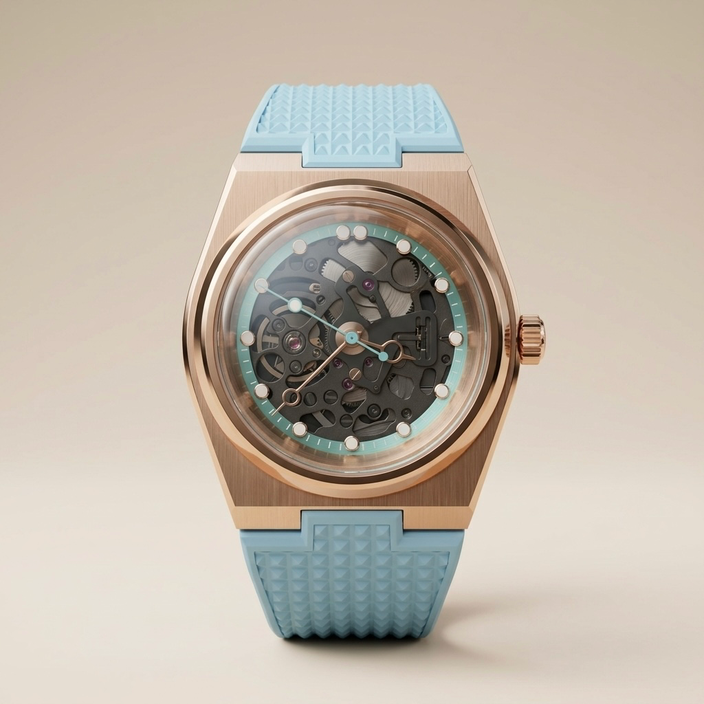 S Mod Prx "Tiger's Eye" – Altın Fluted Bezel