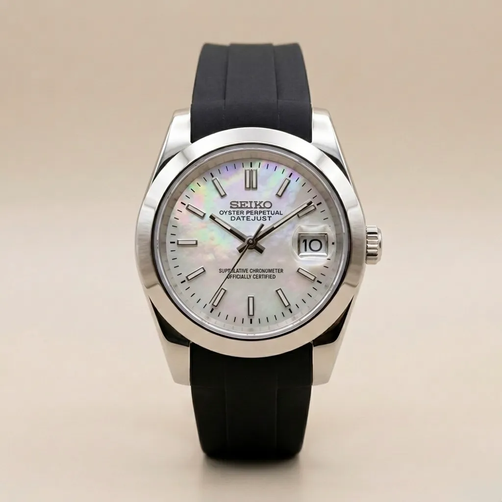 S Mod Datejust Luxury Sport – Sedef Kadran, Safir Cam ve Orijinal NH35