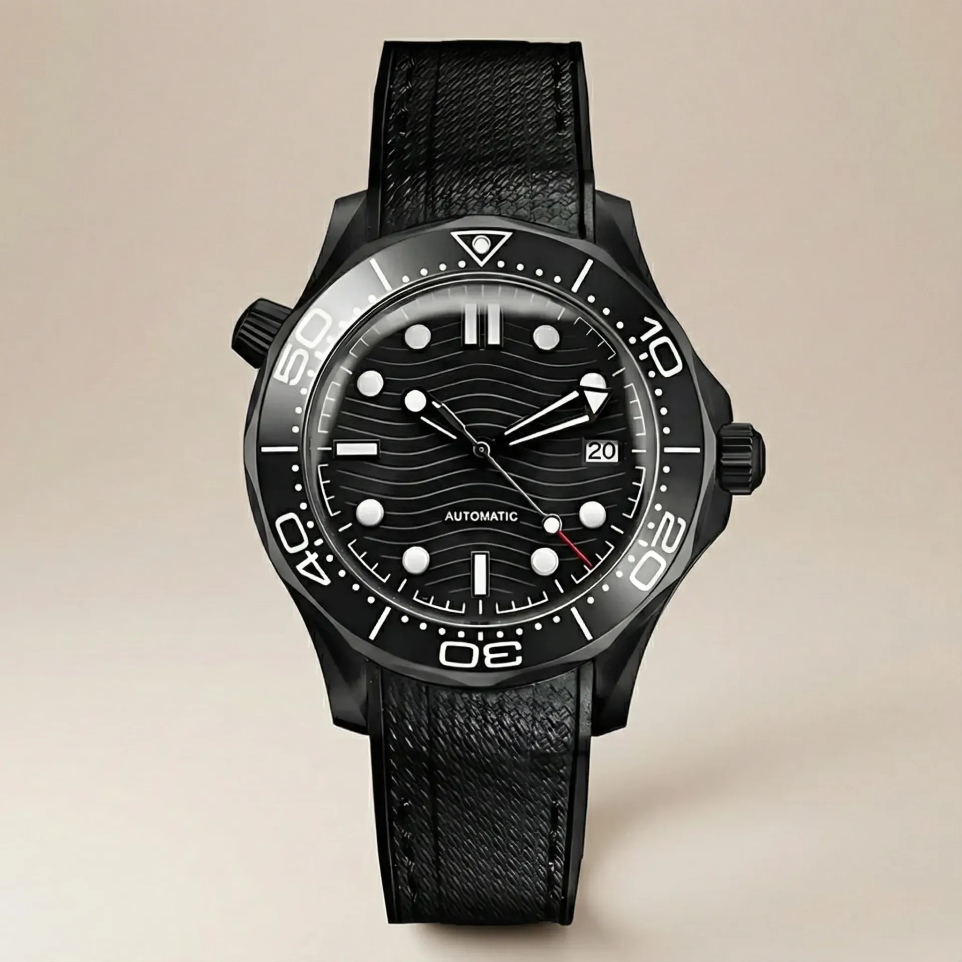S Mod Seamaster "Stealth" Edition – Black Case & NATO Strap
