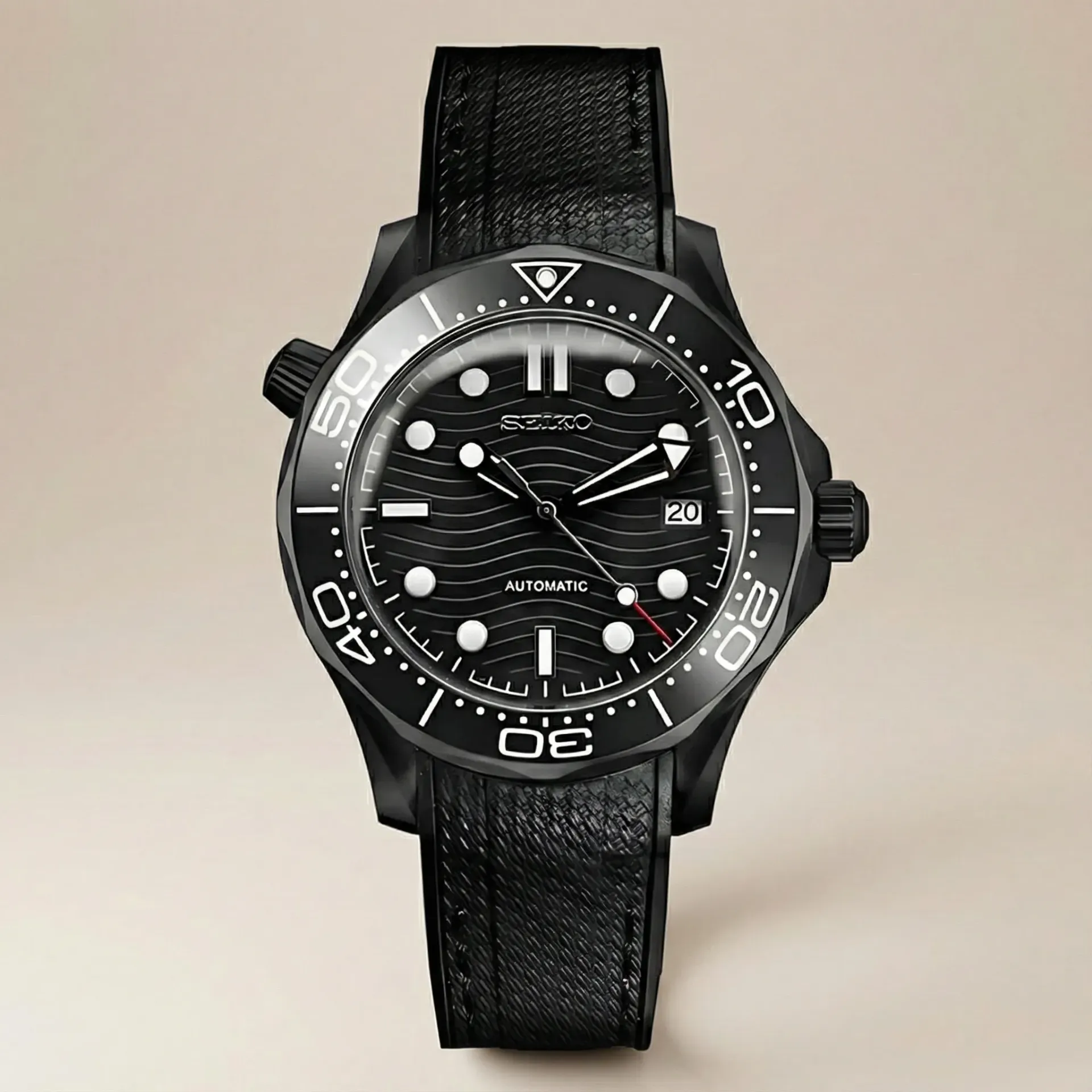 S Mod Seamaster "Stealth" Edition – Black Case & NATO Strap