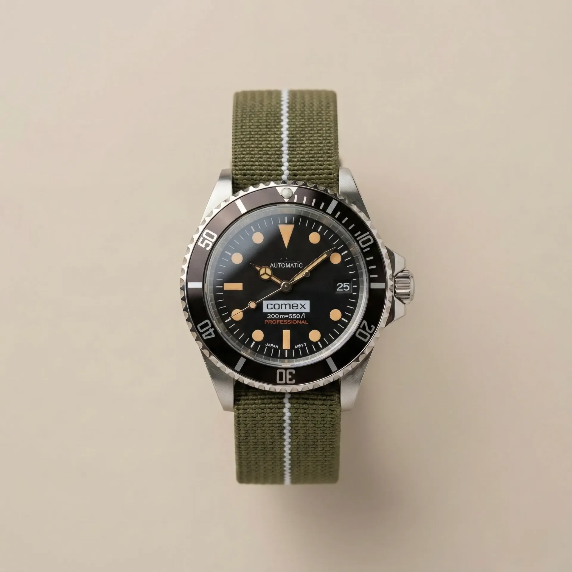 S Mod Submariner "COMEX" Edition – Vintage Dial (NH35)
