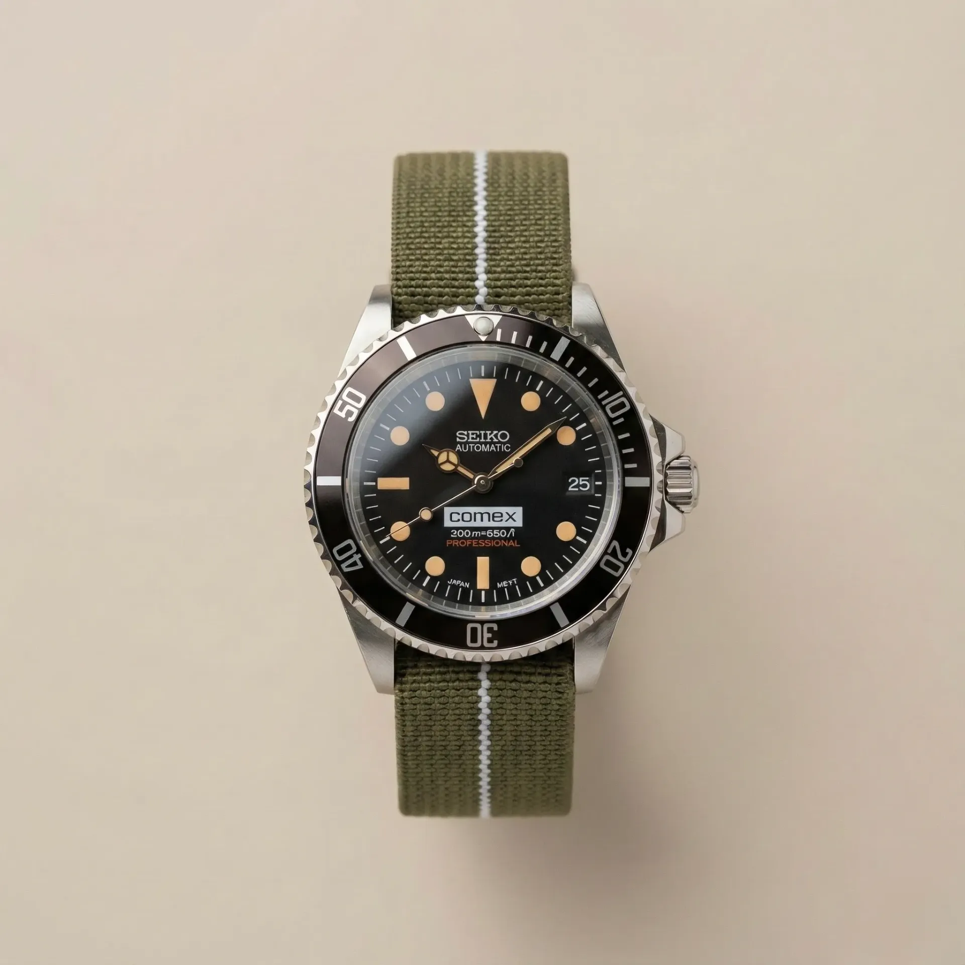 S Mod Submariner "COMEX" Edition – Vintage Dial (NH35)