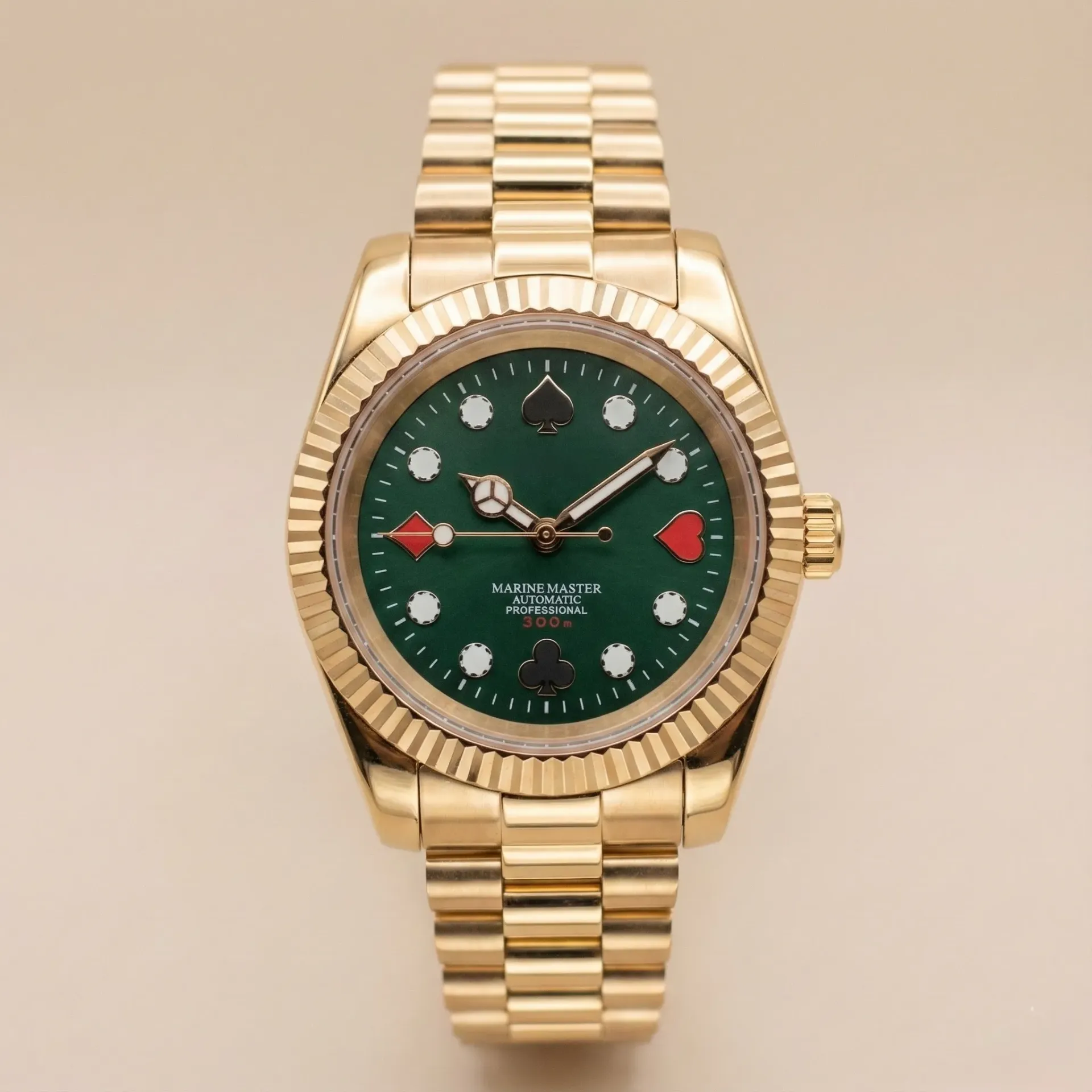 S Mod Datejust "Poker" Edition – Rose Gold Case & Casino Dial