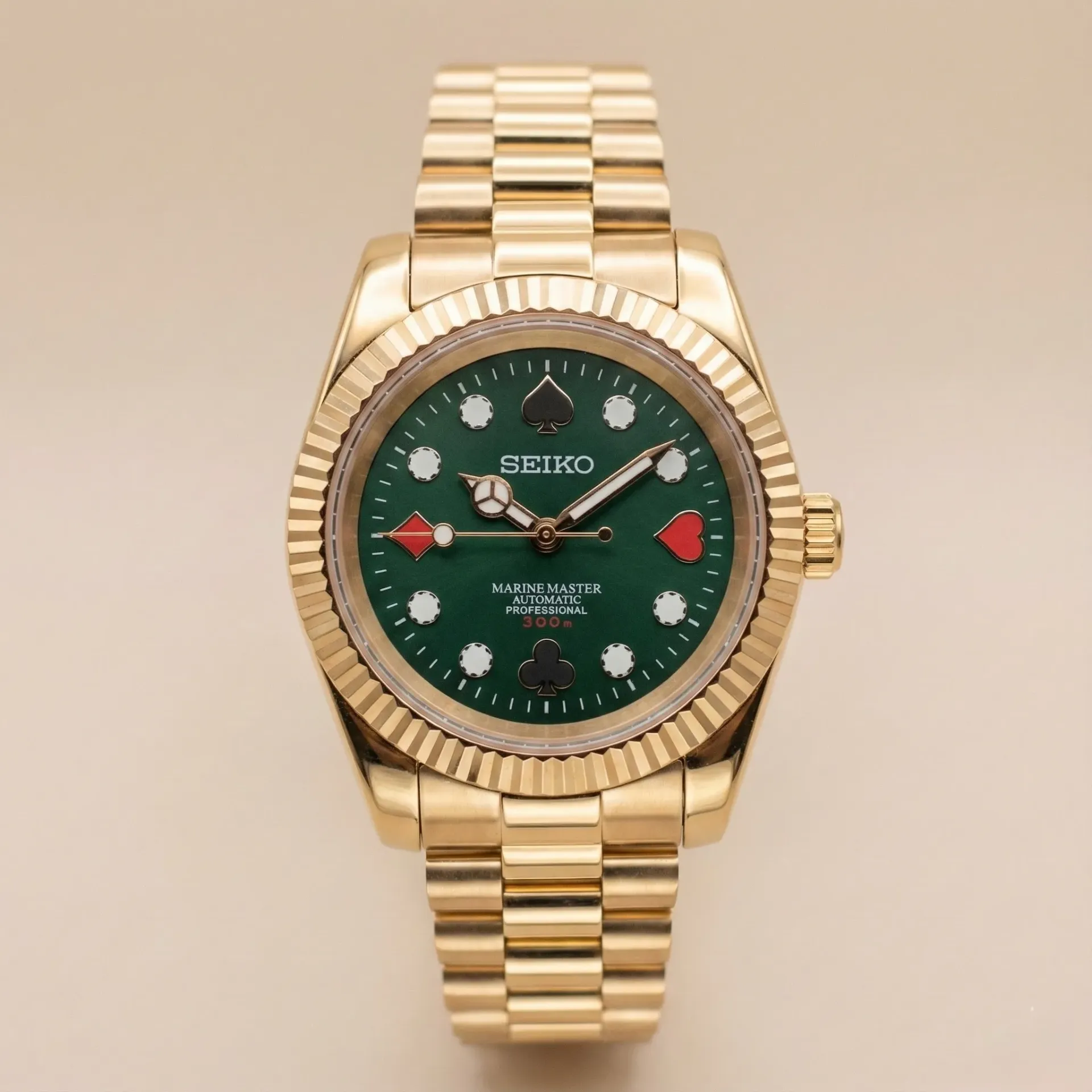 S Mod Datejust "Poker" Edition – Rose Gold Kasa & Casino Kadran