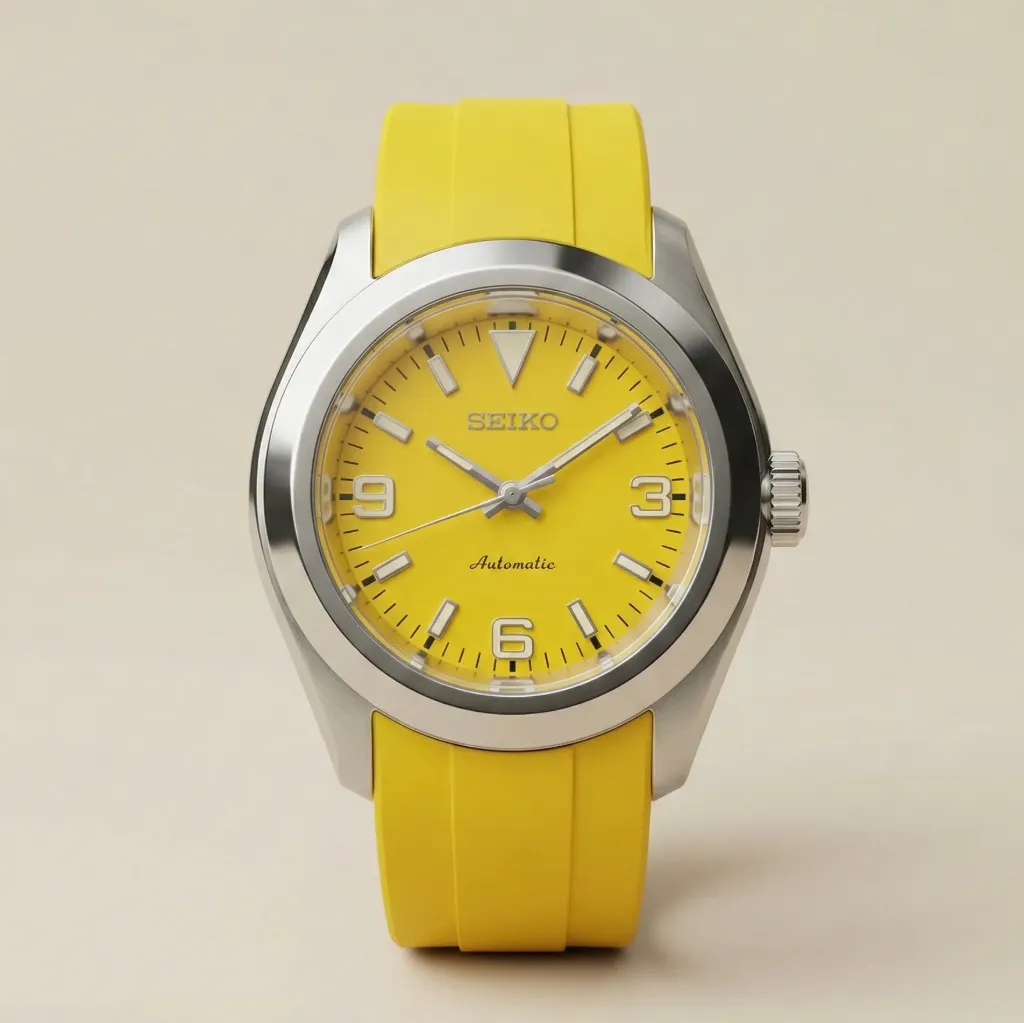 S Mod "Yellow Ranger" – Yellow 3-6-9 Dial & Integrated Rubber